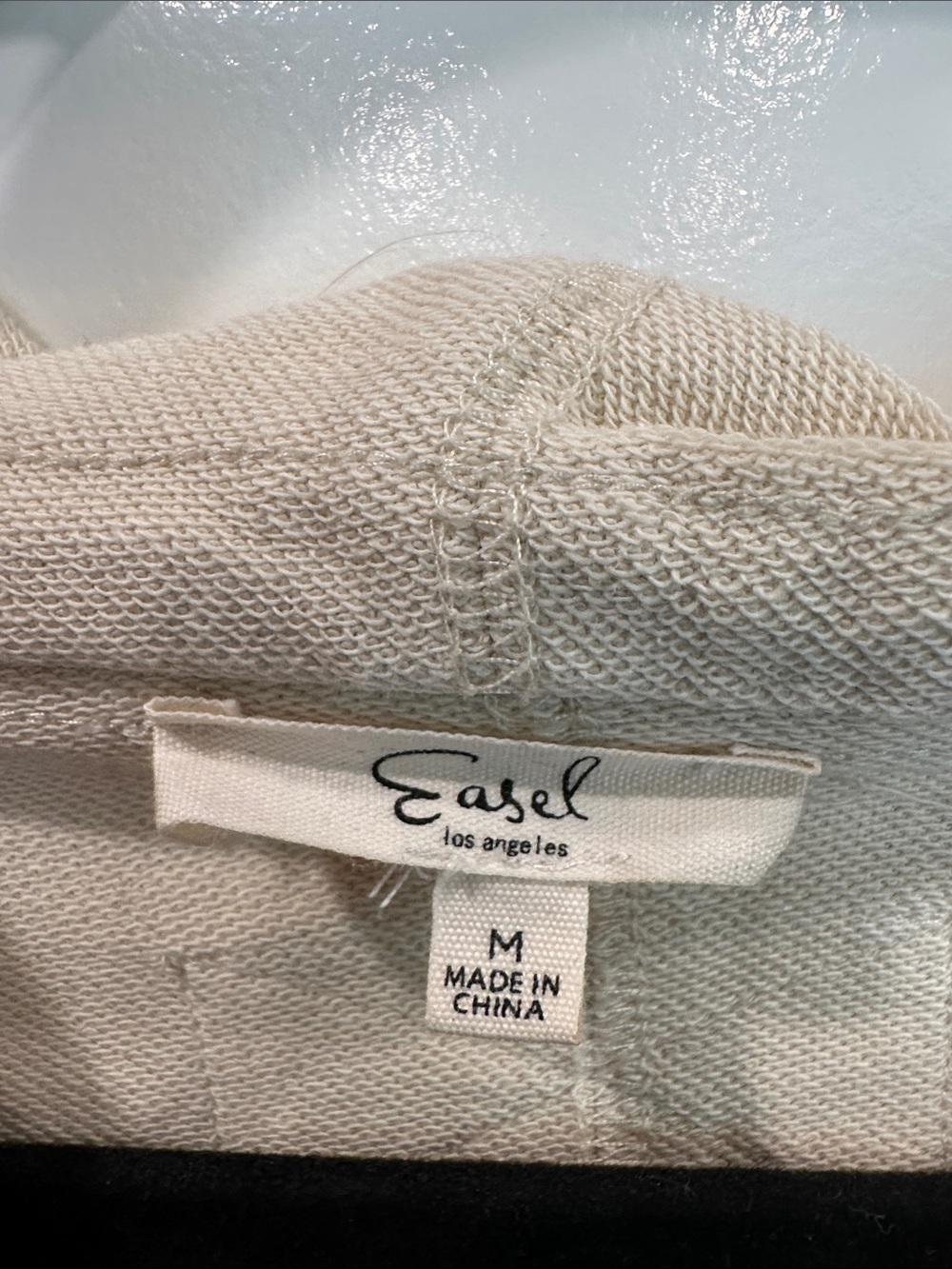 Easel Cream Patchwork Hoodie - Picture 2 of 4